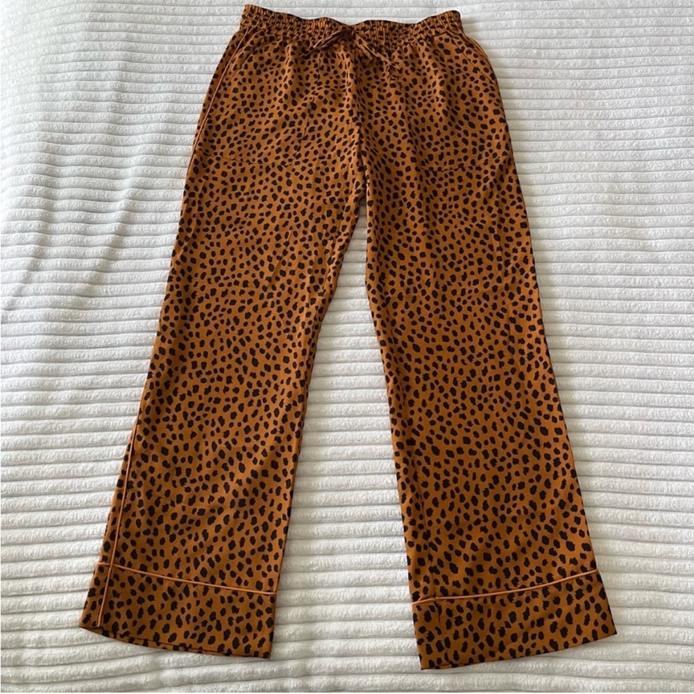 Joie Leopard Print Pajama Pants
